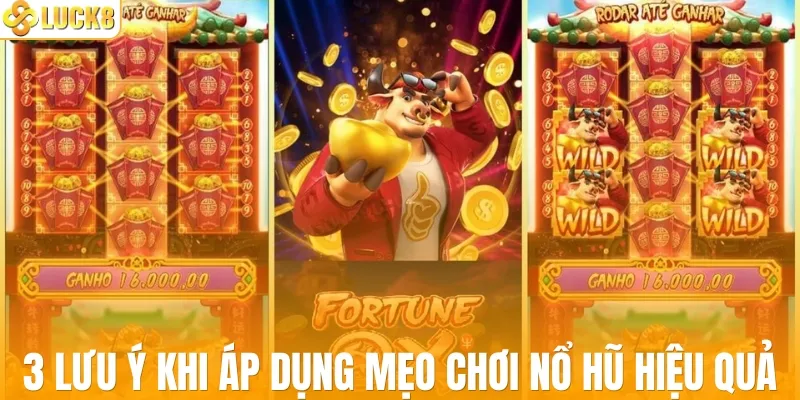 3 lưu ý khi áp dụng mẹo chơi nổ hũ hiệu quả