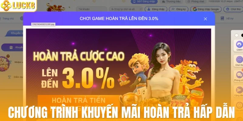 Chương trình khuyến mãi hoàn trả hấp dẫn