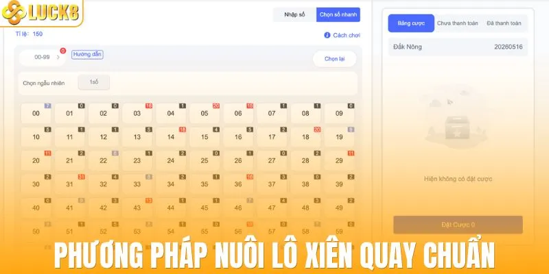 Phương pháp nuôi lô xiên quay chuẩn